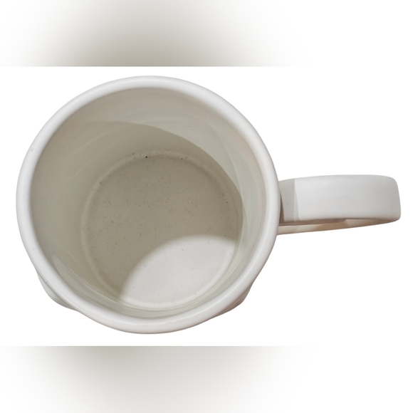 Cat Face Ceramic Mug - White and Pink, Like New Without Tags. - Picture 4 of 5